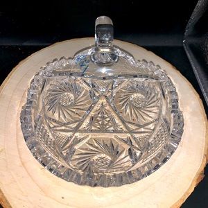 Beautiful Cut Crystal Finger Bowl